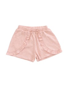 Play Up Organic Cotton Ruffle Shorts - Ballet Pink 