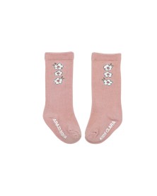 Baby Flowers Knee High Socks - Pink