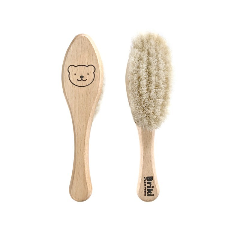 Briki Baby Hair Brush - Bear