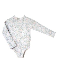 Pour Enfant Long Sleeve Swimsuit - Green
