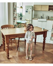 Pour Enfant Long Sleeve Swimsuit - Green