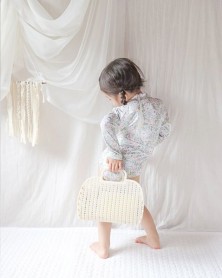 Pour Enfant Long Sleeve Swimsuit - Green