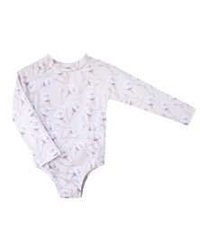 Pour Enfant Long Sleeve Swimsuit - Sand