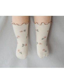 HP Baby Flowers Socks - Ivory