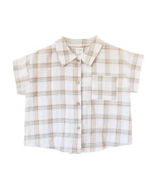 Leo Summer Check Shirt - Ivory