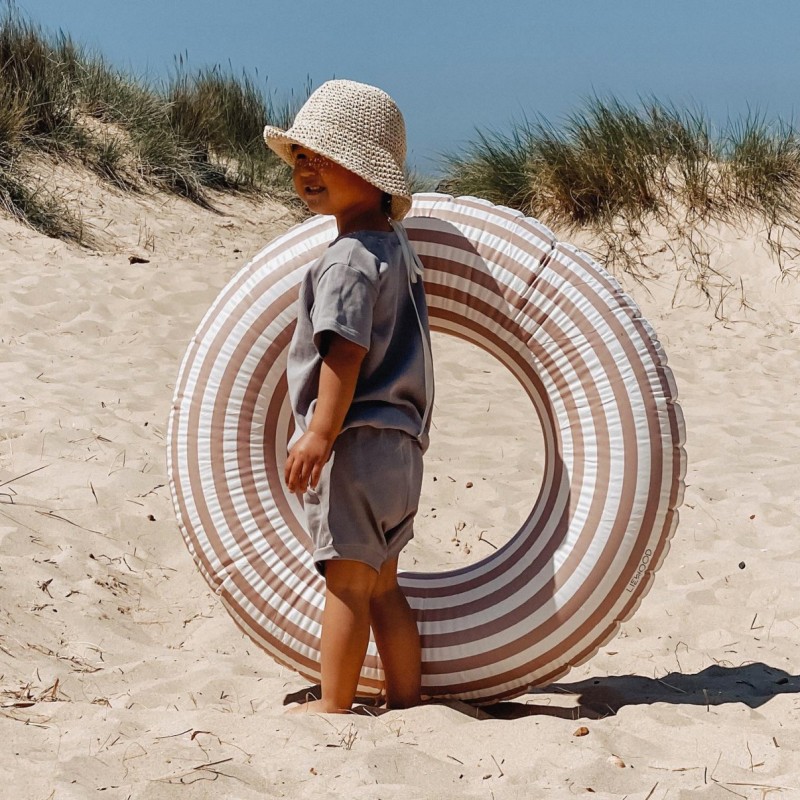 baby straw raffia sun hat beach summer bucket hat children  display picture 1