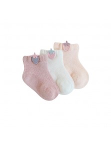 Miso Strawberry Socks - Set of 3 