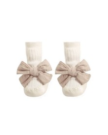 Miso Baby Bow Booties Socks...