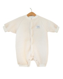 Baby Sherpa Playsuit - Ivory