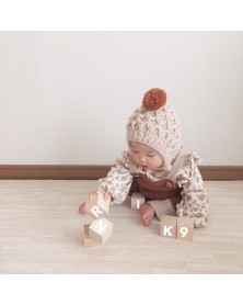 Baby Knitted Pixie Bonnet - Cream