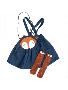 Mini Dressing Orange Raccoon Bag